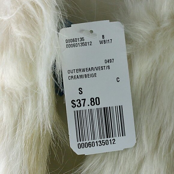 Forever 21 - Faux Fur Cream/Beige Vest - Small - Picture 5 of 6